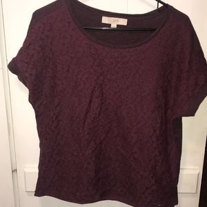 Maroon dressy shirt